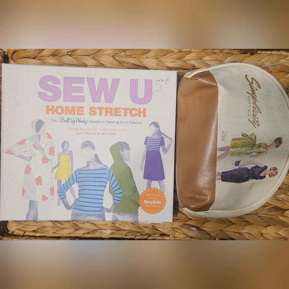 Sewing Bundle- Book& Bag: Sew U Home Stretch Book & Simplicity Pattern Bag